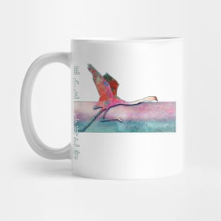 Take Off Flamingo Mug